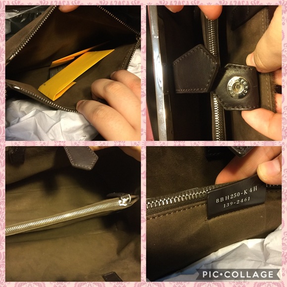 🌹FENDI 2jours medium zebra-print calf hair🌹 - Picture 14 of 14